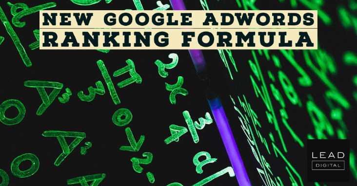 New Google AdWords Ranking Formula