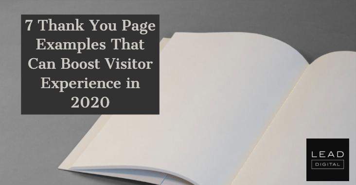 7 Thank You Page Examples That Can Boost Visitor Experience in 2020