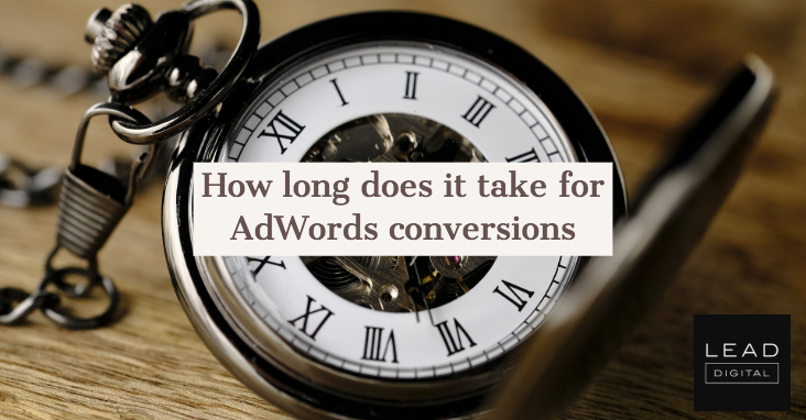 How long does it take for AdWords conversions