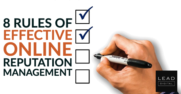8 Rules of Effective Online Reputation Management