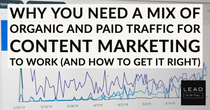 Why You Need a Mix of Organic and Paid Traffic for Content Marketing to Work (And How to Get it Right)