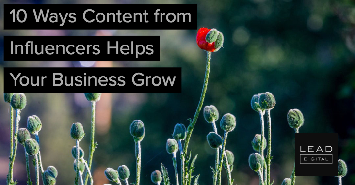 10 Ways Content from Influencers Helps Your Business Grow