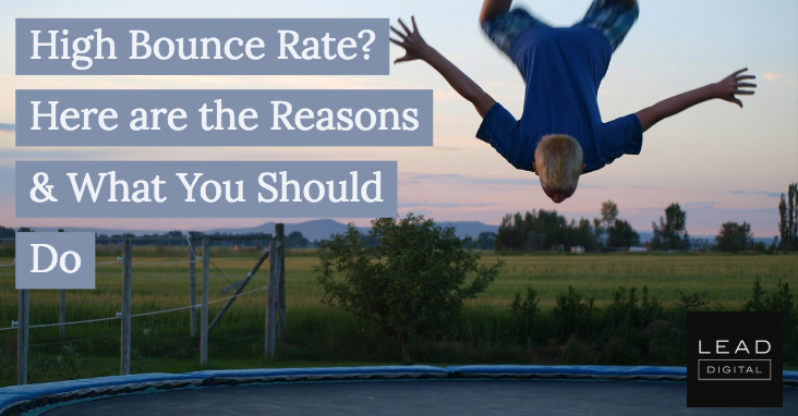 High Bounce Rate? Here are the Reasons & What You Should Do