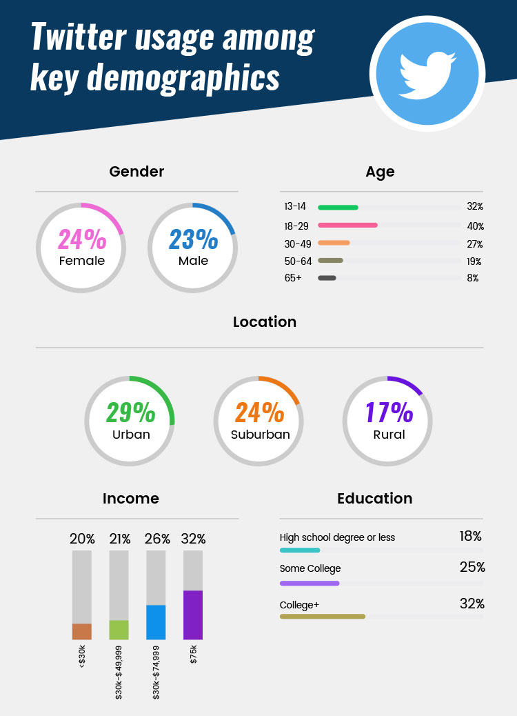 gender age and location based twitter user statistics