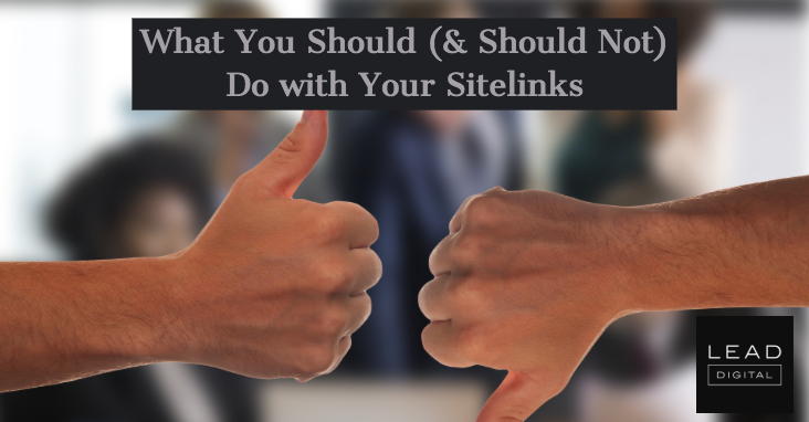 What You Should (& Should Not) Do with Your Sitelinks
