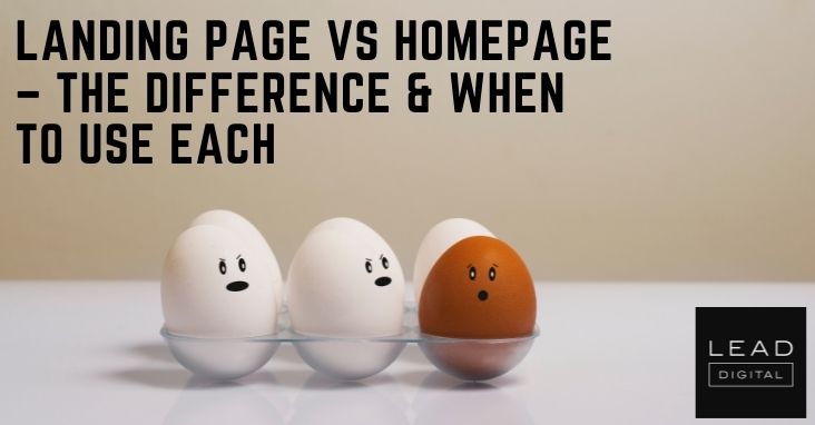 Landing Page Vs Homepage – The Difference & When To Use Each