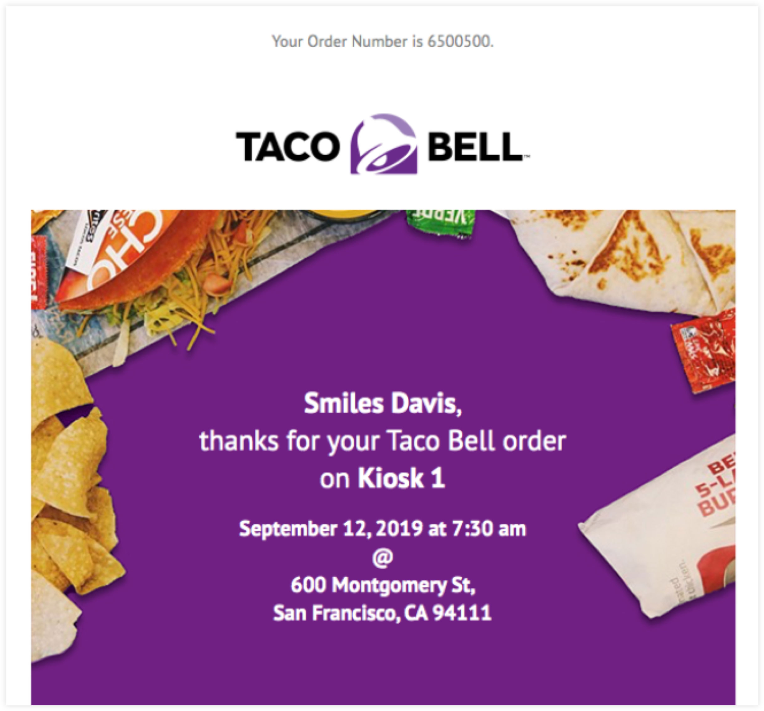 Taco Bell Email Example | ClickFunnels